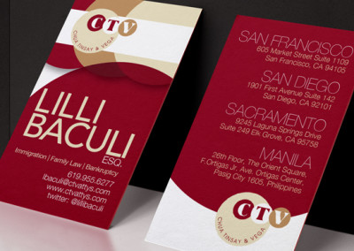CTV Law Business Cards