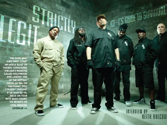 Ice-T — Feature layout · Hustler Magazine
