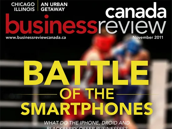 Business Review Canada — Cover layout