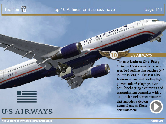 Top 10 Business Airlines Layout
